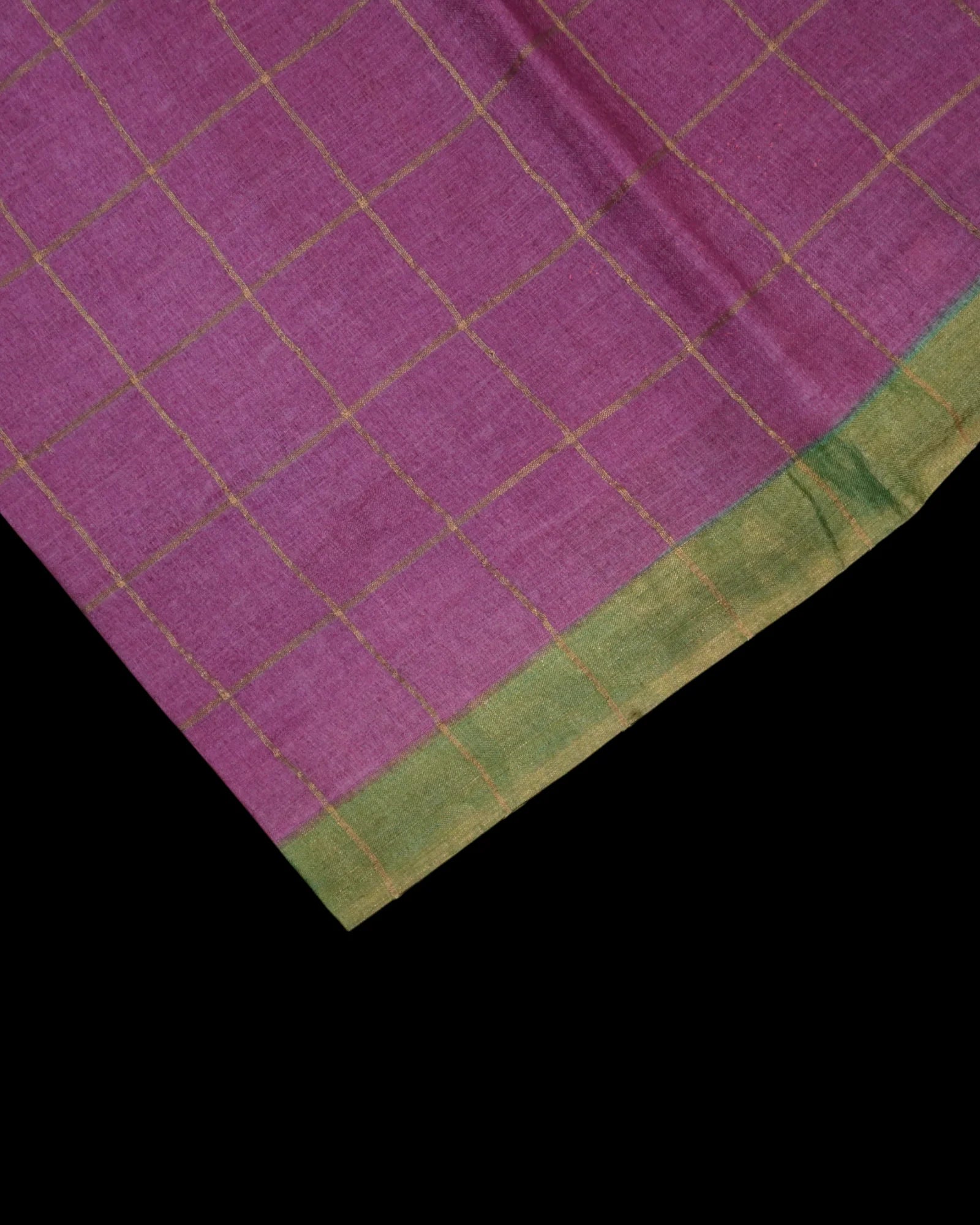 Wine Mangalgiri Silk Saree