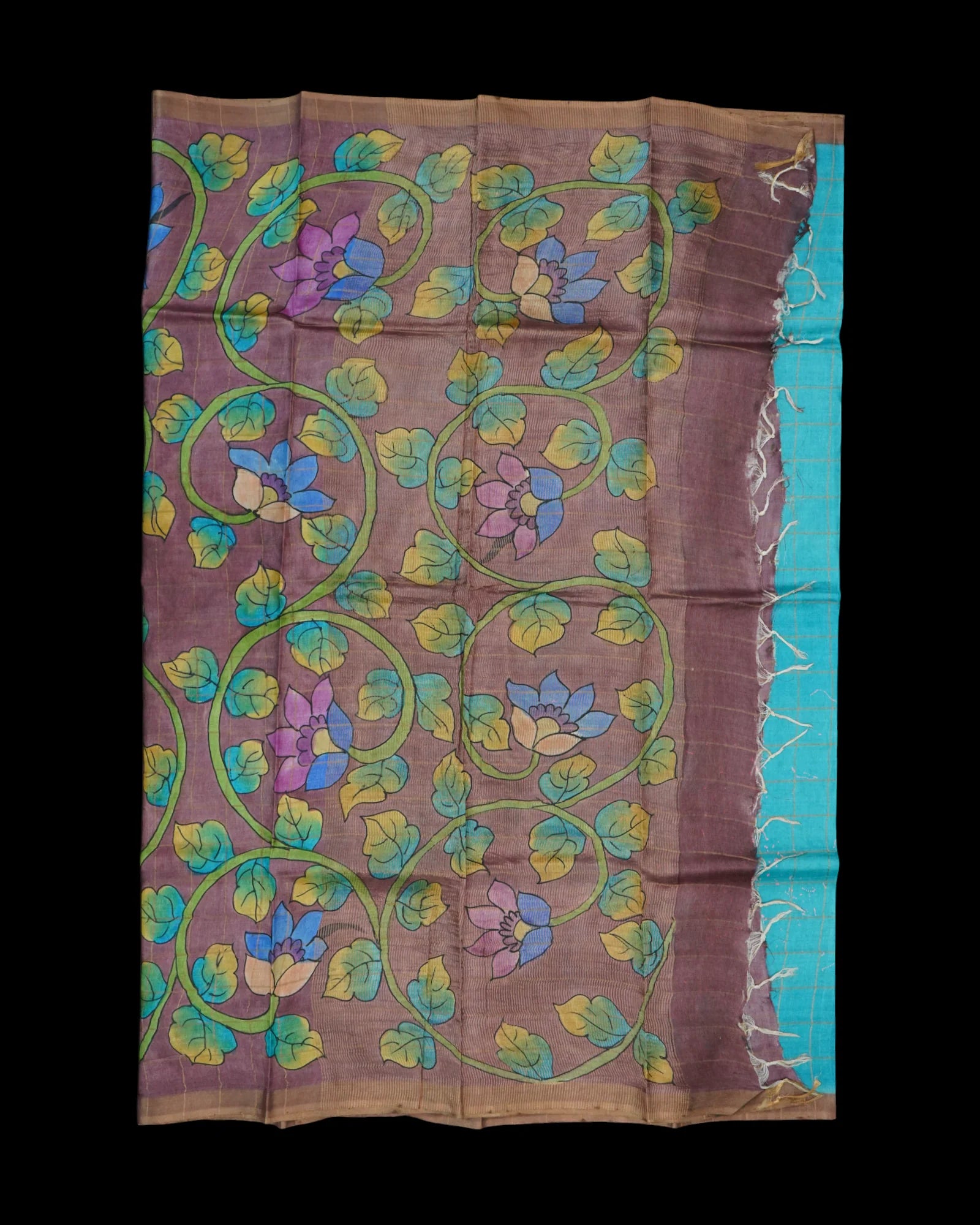 Rich Mangalgiri Silk Saree With Zari Accents