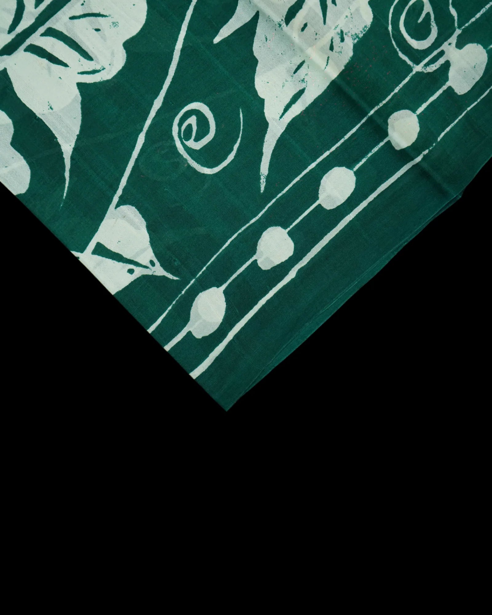 Vibrant Green Mangalgiri Tussar Silk Saree