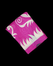 Pink Tussar Silk Mangalgiri Saree