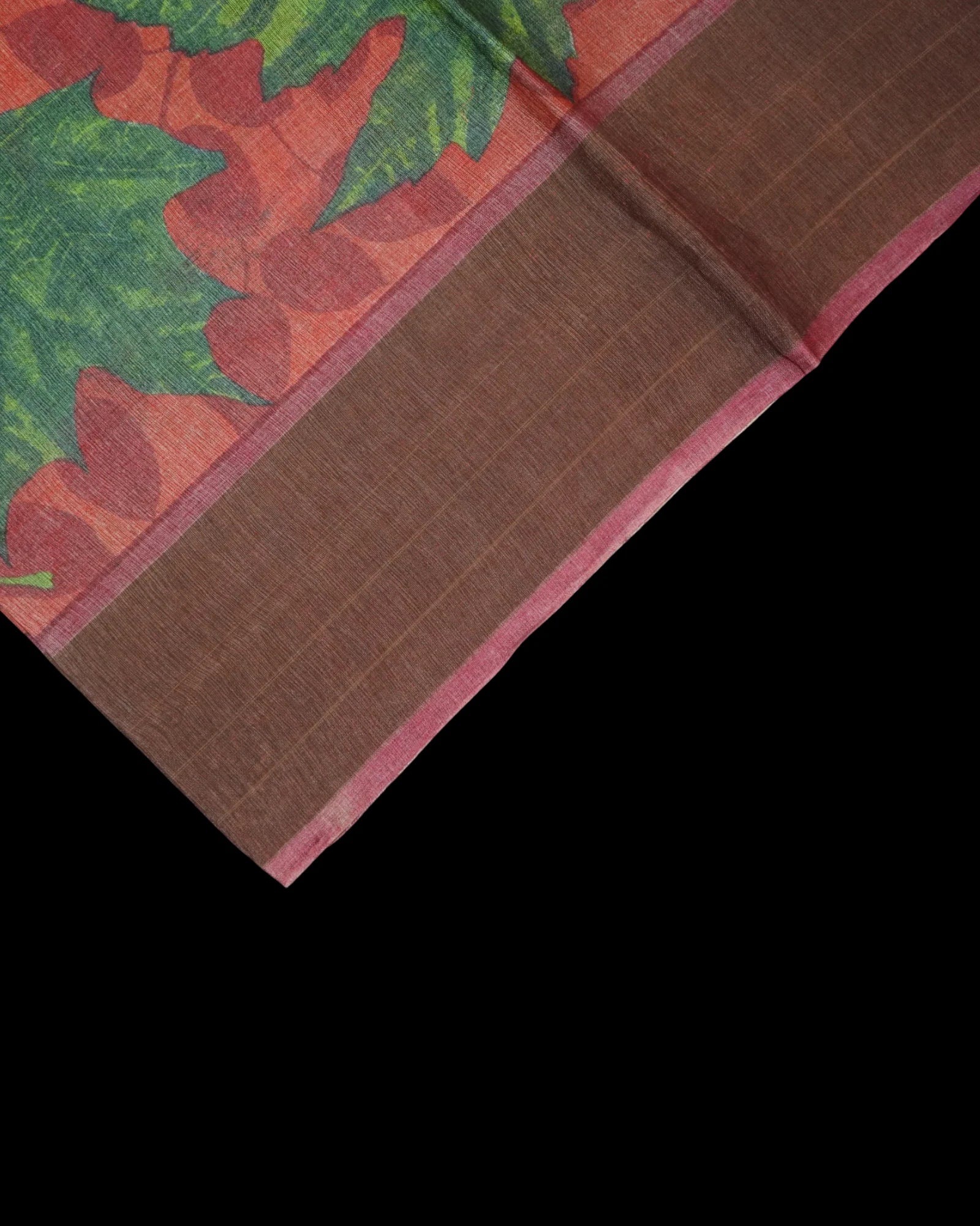Red Mangalgiri Tussar Silk Saree