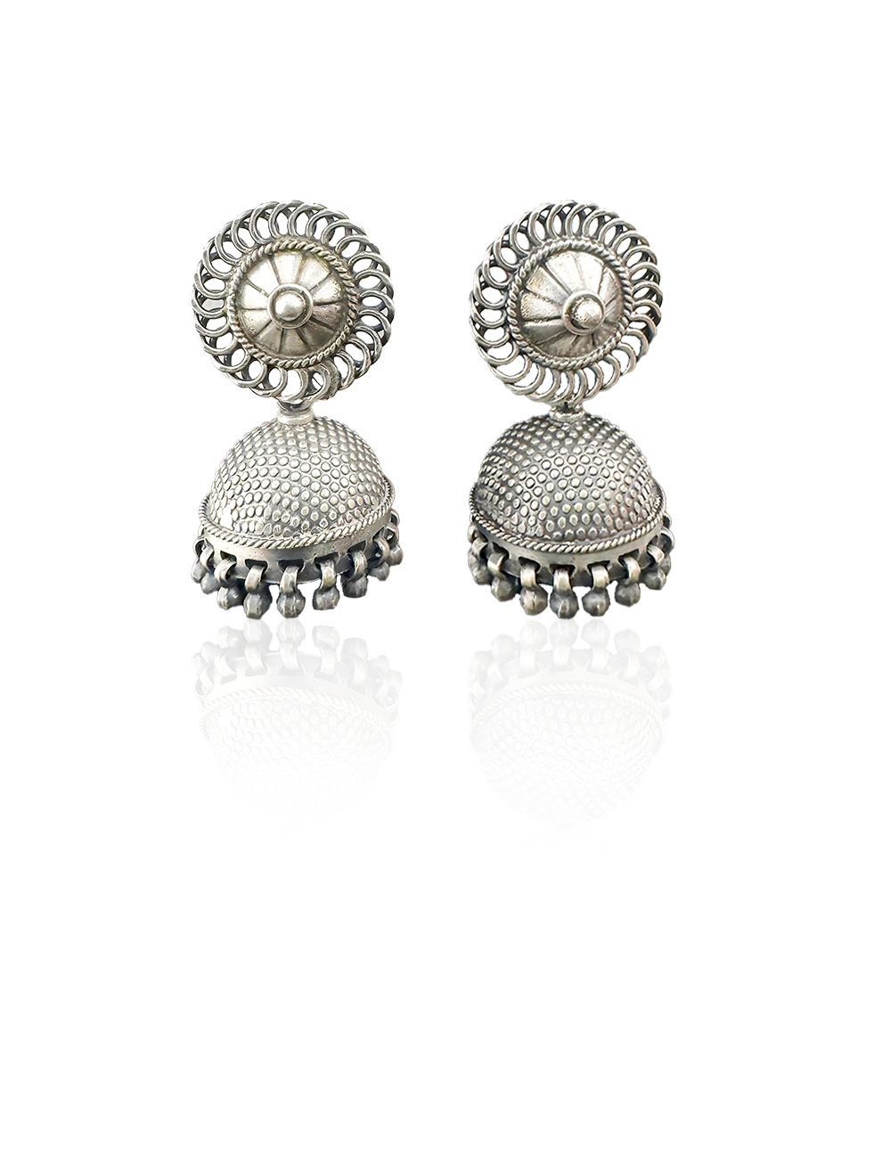 Round Charm Jhumkas