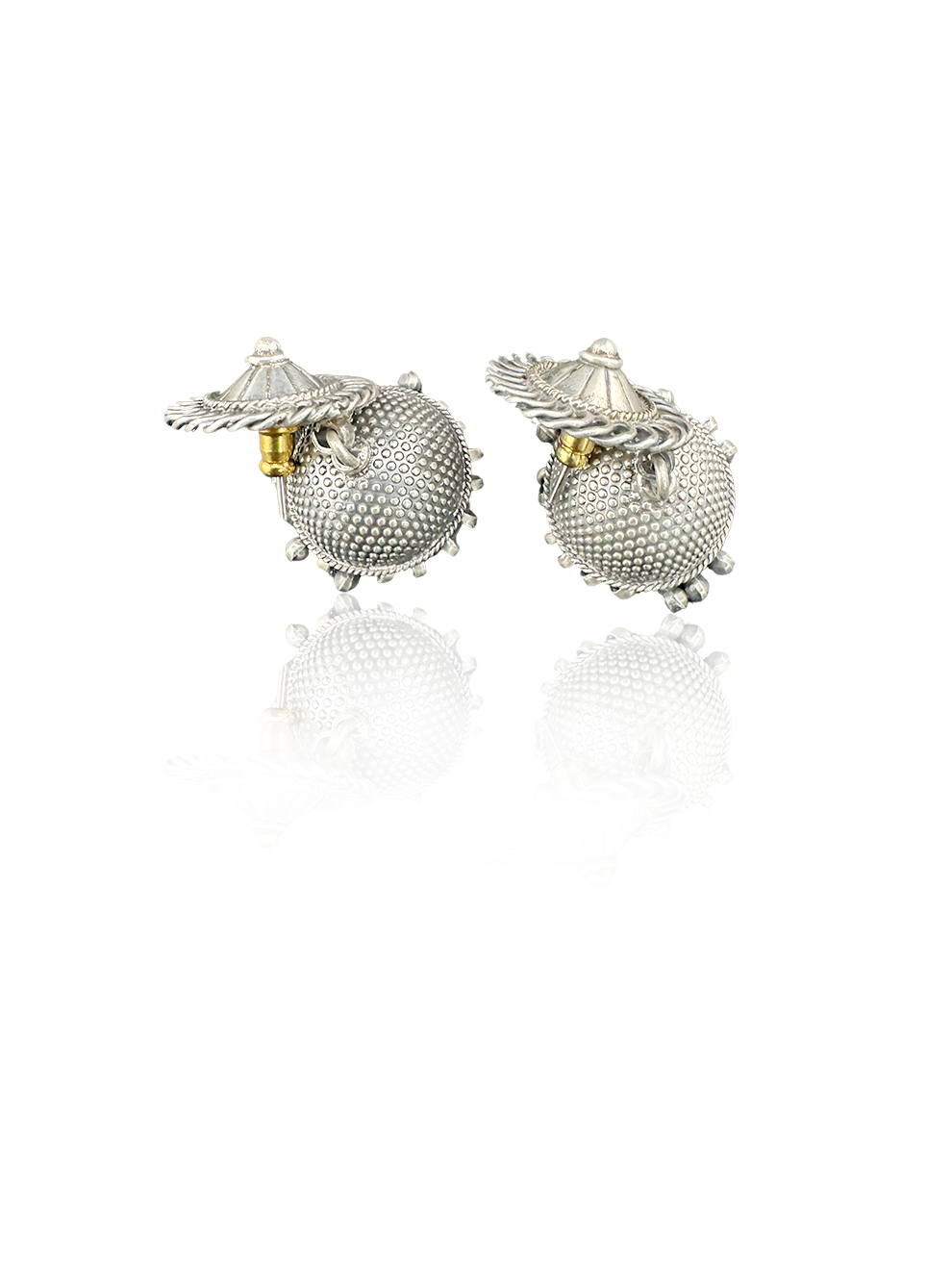 Round Charm Jhumkas