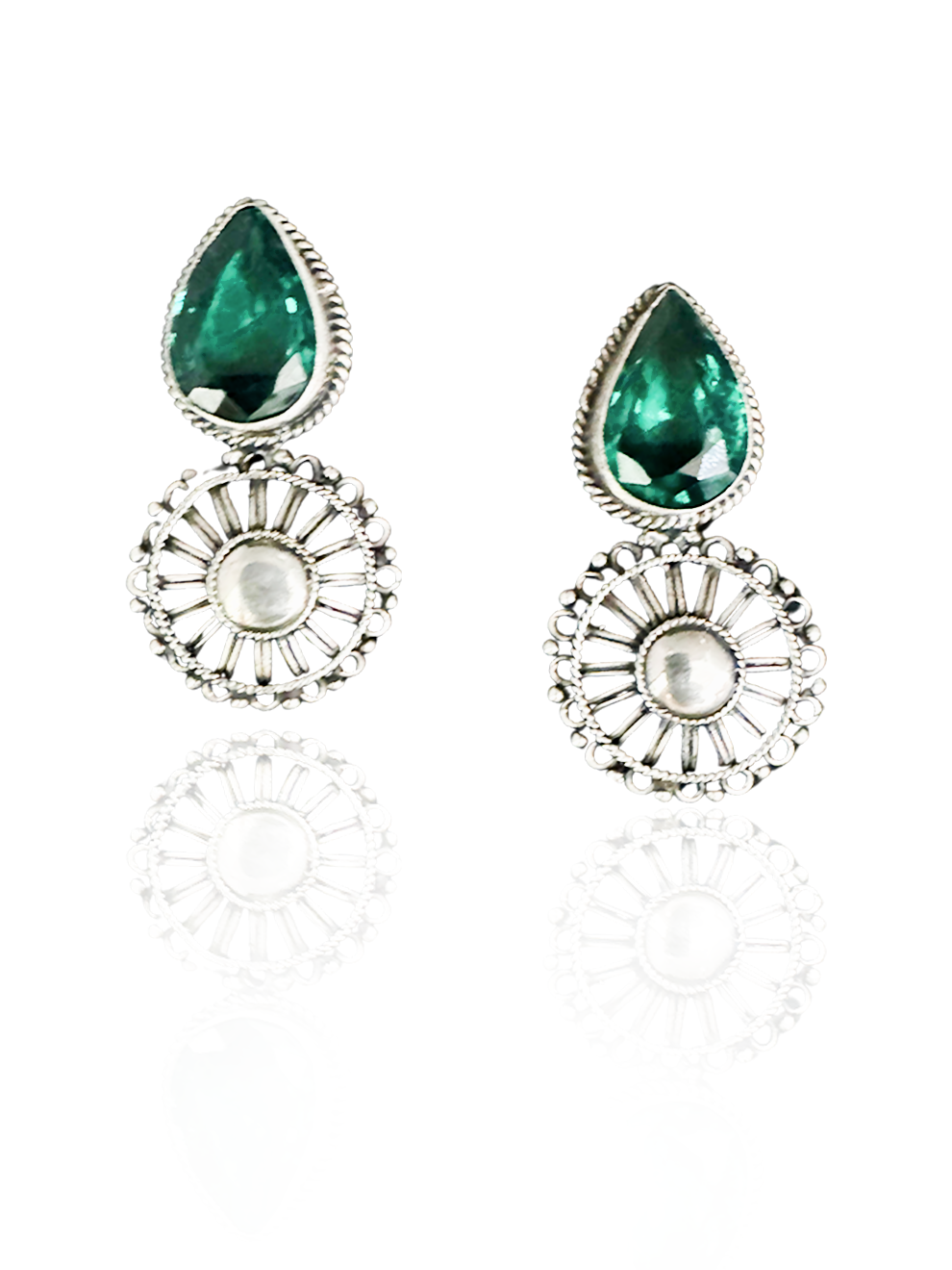 Radiant Emerald Earrings