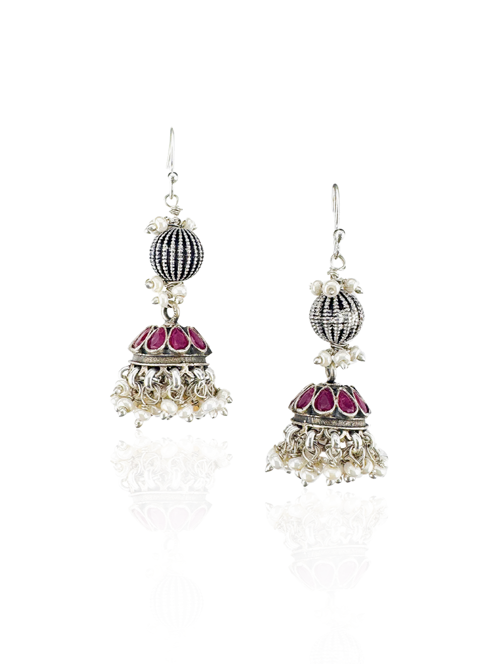 Ruby Pearl Grace Jhumka