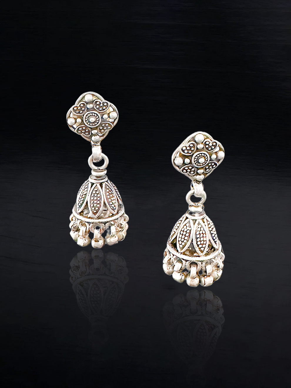 Scent of Silver Jhumkas