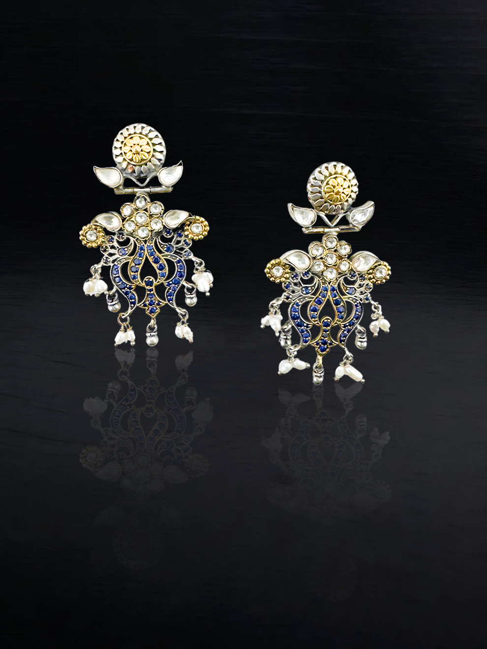 Sapphire Whimsy Danglers