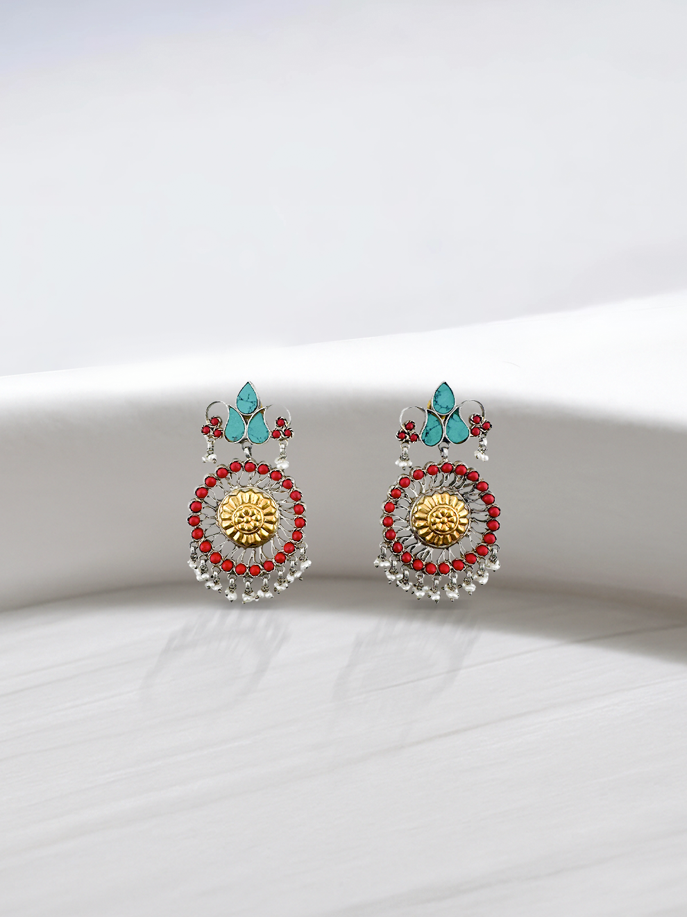 Timeless Coral Charm Danglers