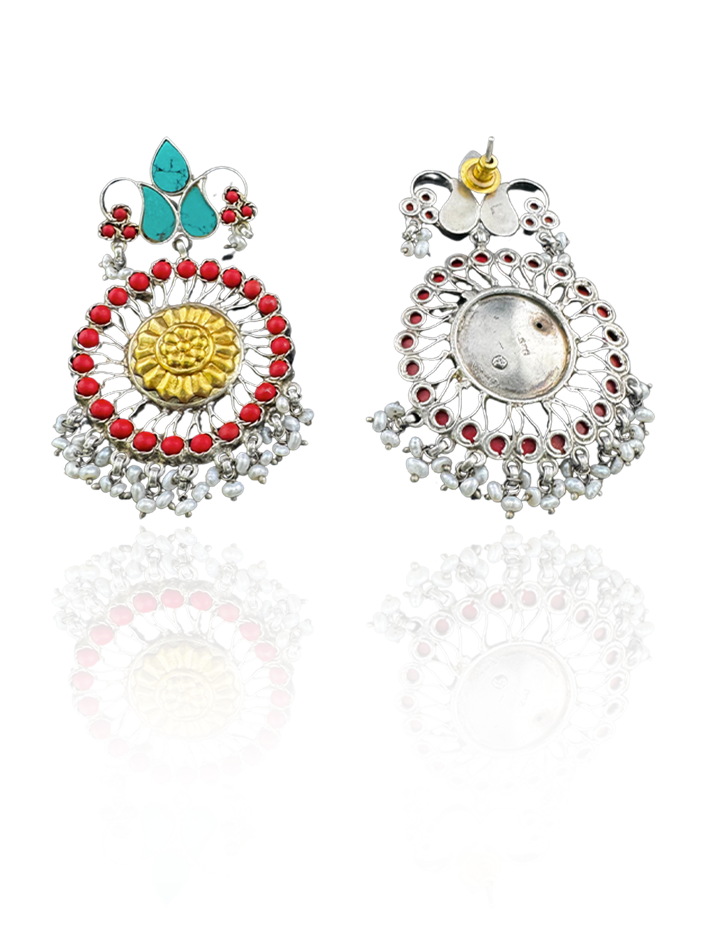 Timeless Coral Charm Danglers