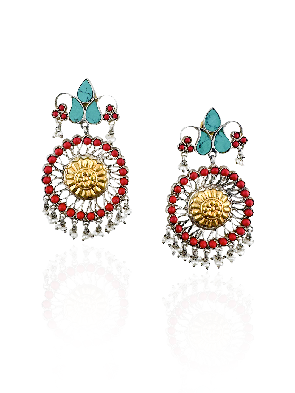 Timeless Coral Charm Danglers