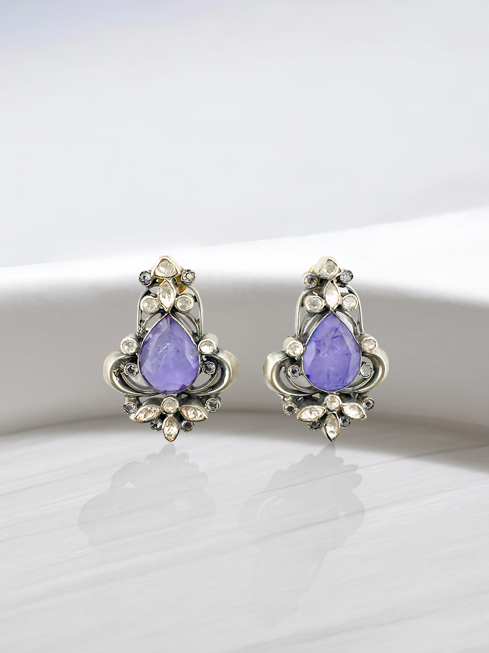 Violet Glow Earrings