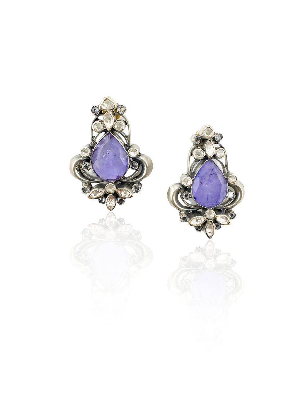 Violet Glow Earrings