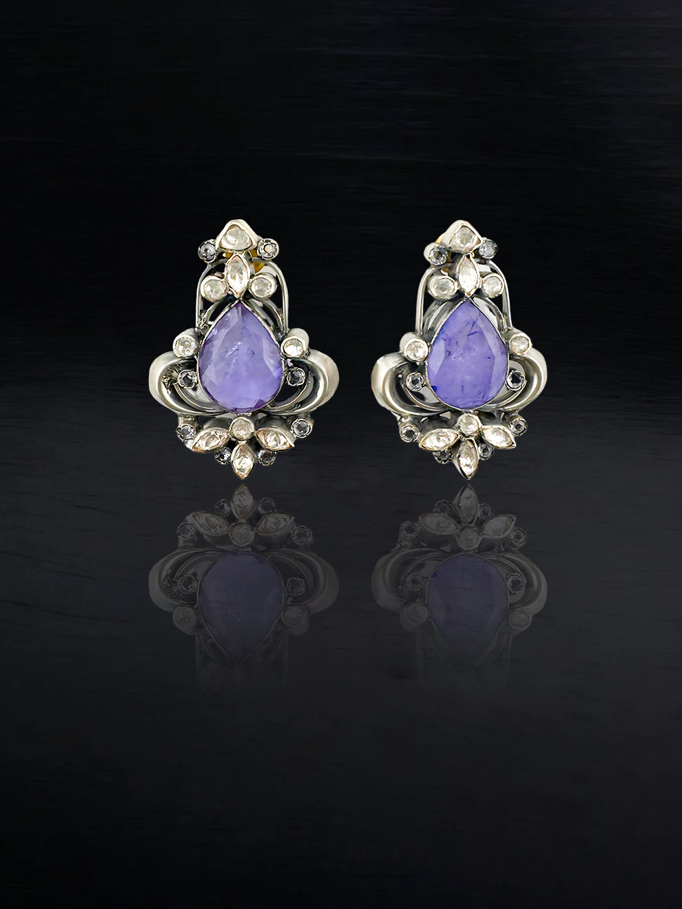 Violet Glow Earrings