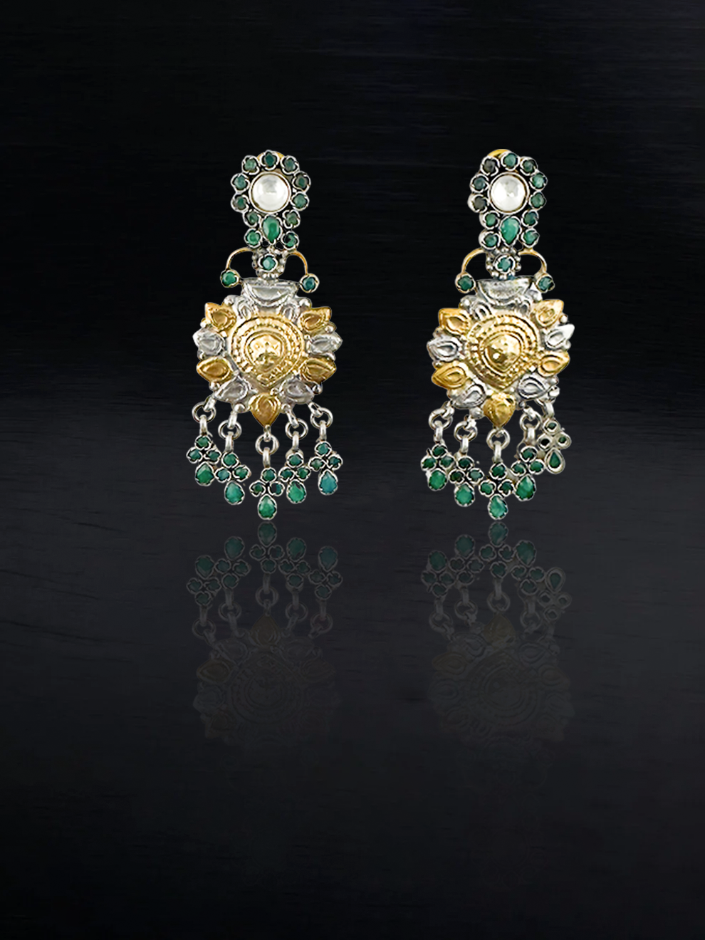 Verdant Spark Danglers