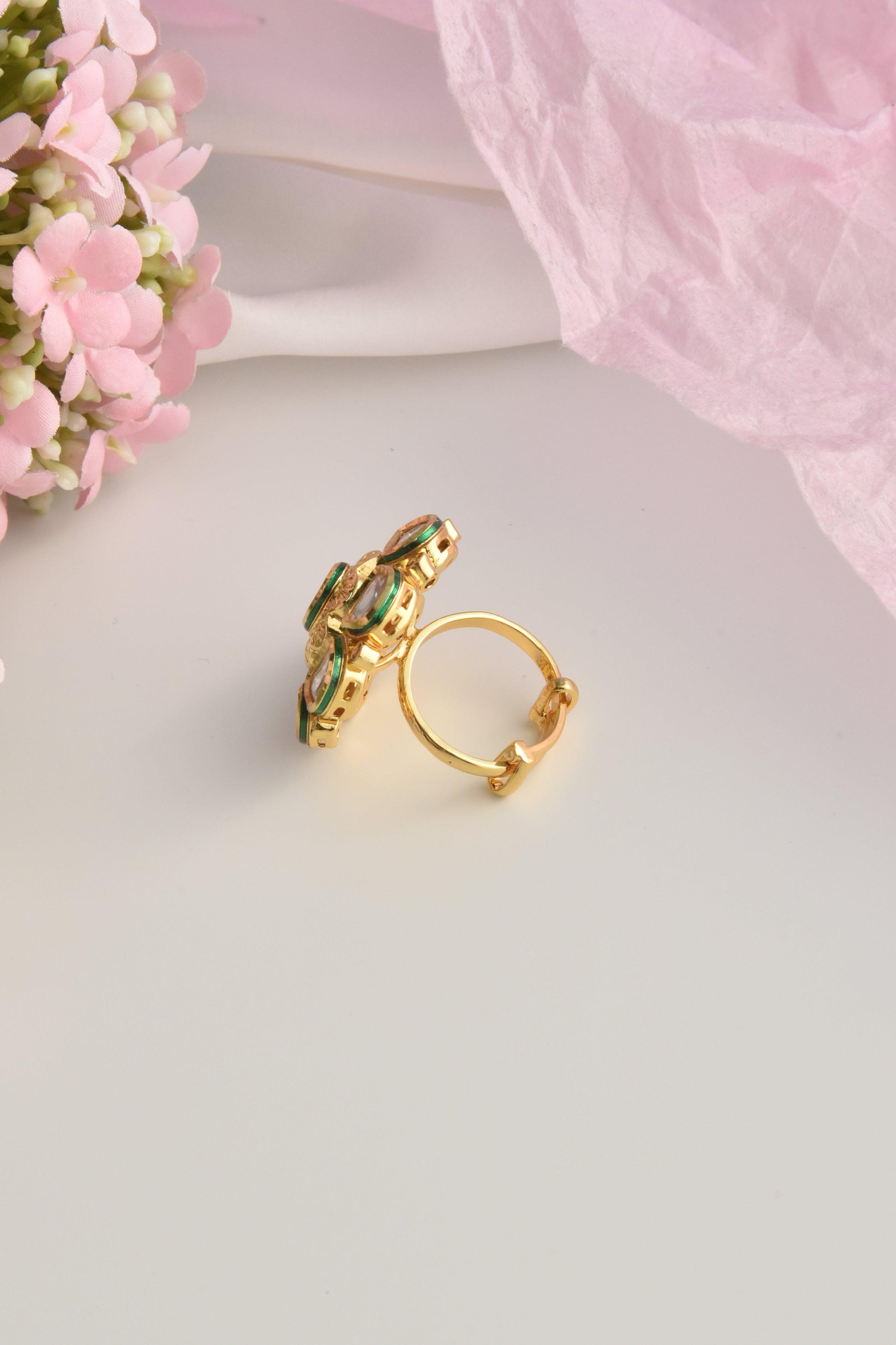Majestic Maroon Majesty Ring - Dyulokha