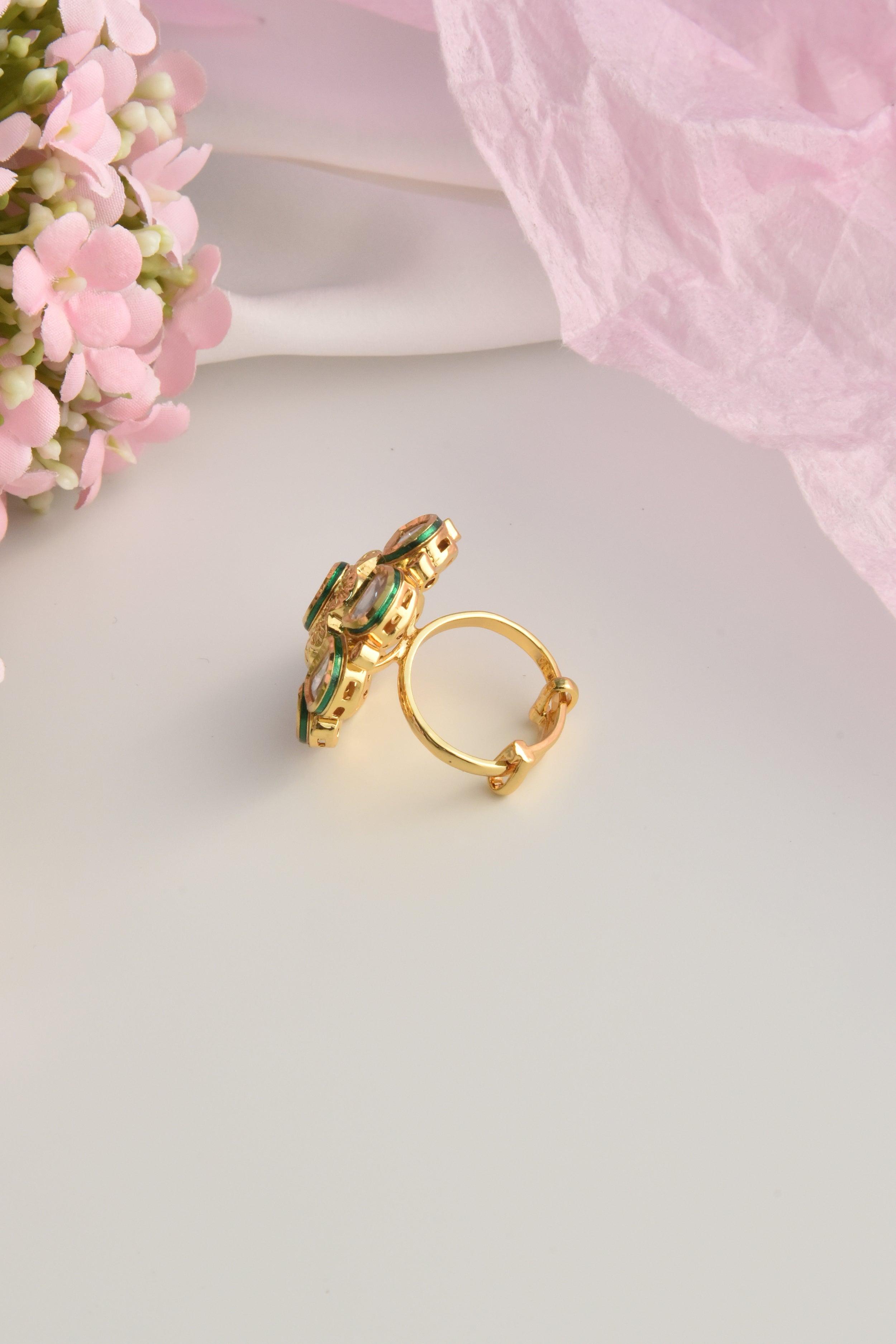 Majestic Maroon Majesty Ring - Dyulokha