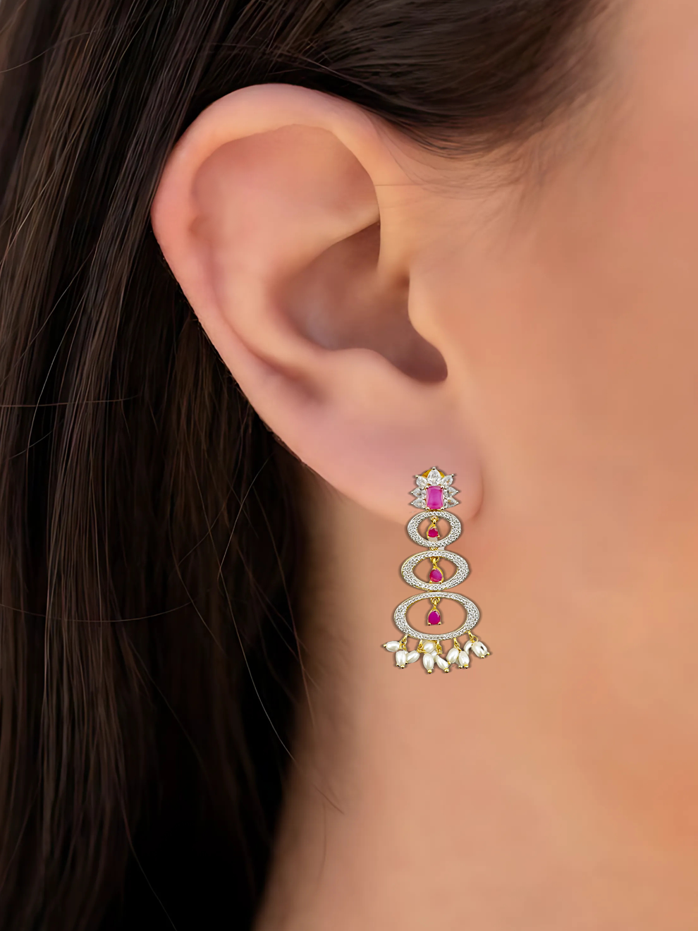 Triple Ring Danglers