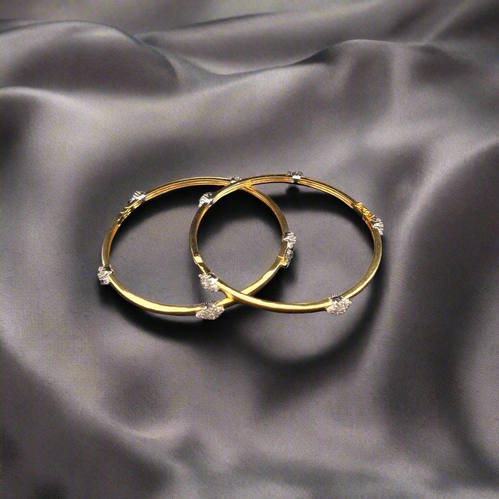 Dazzling Golden Bangle - Dyulokha