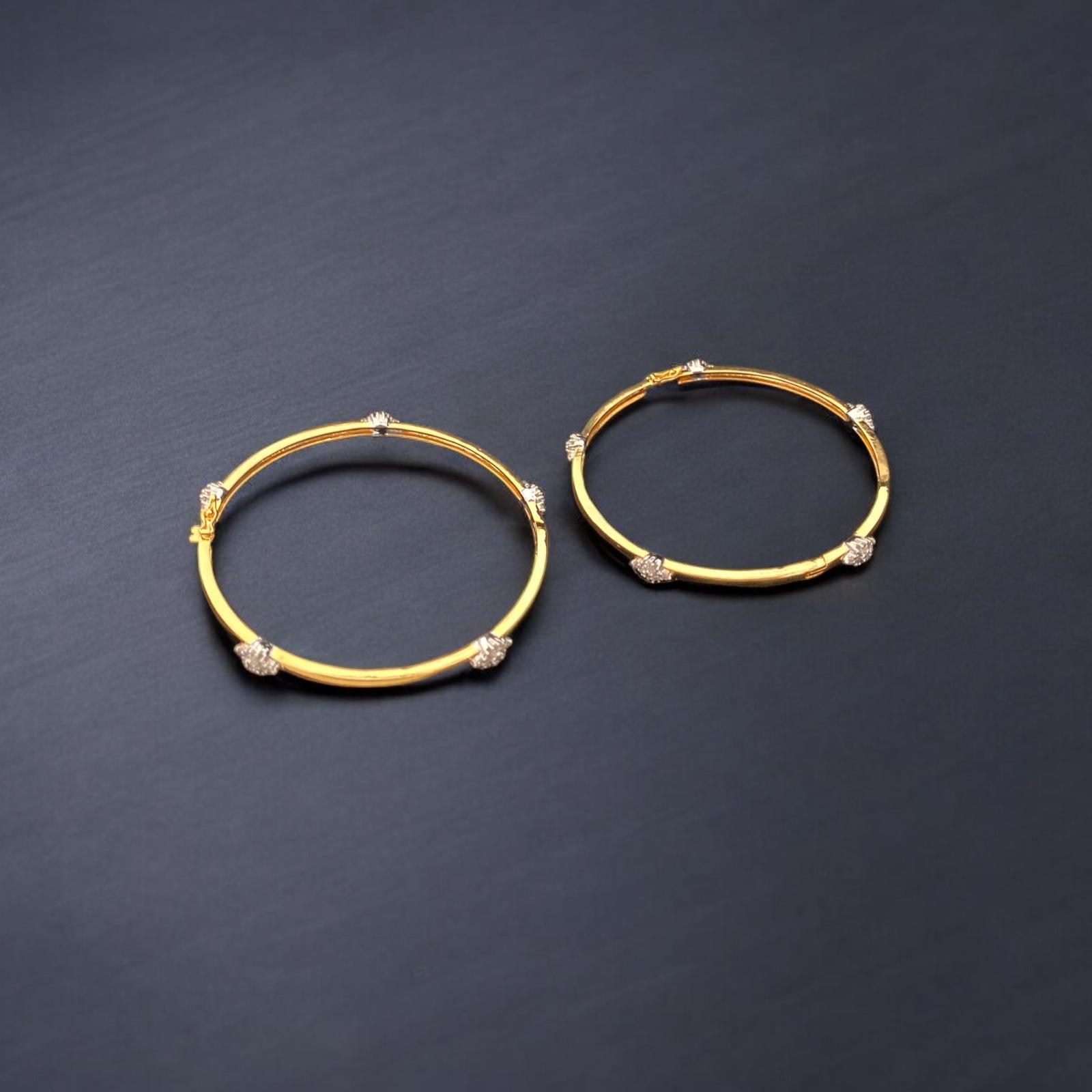 Dazzling Golden Bangle - Dyulokha