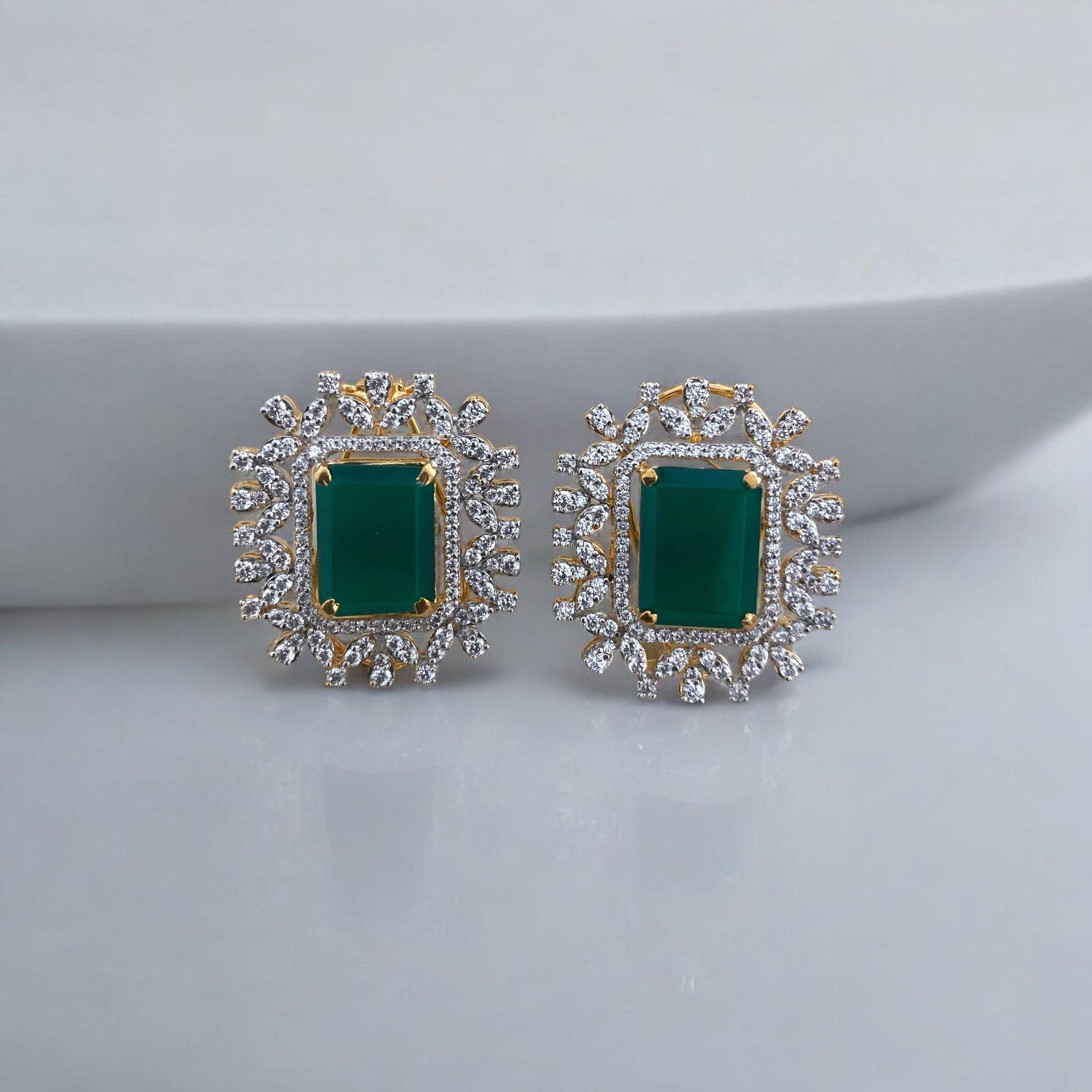 Emerald Enchanted Earrings - Dyulokha