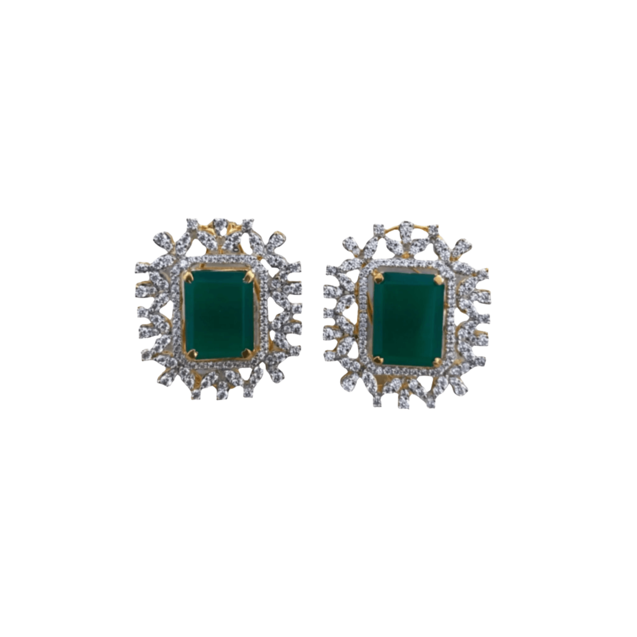Emerald Enchanted Earrings - Dyulokha