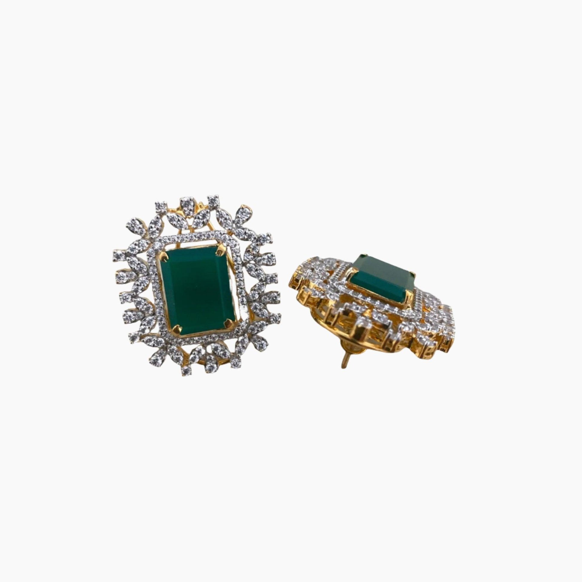 Emerald Enchanted Earrings - Dyulokha