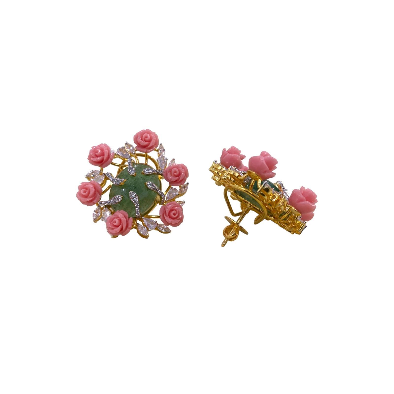 Coral Reef Elegance Earrings - Dyulokha
