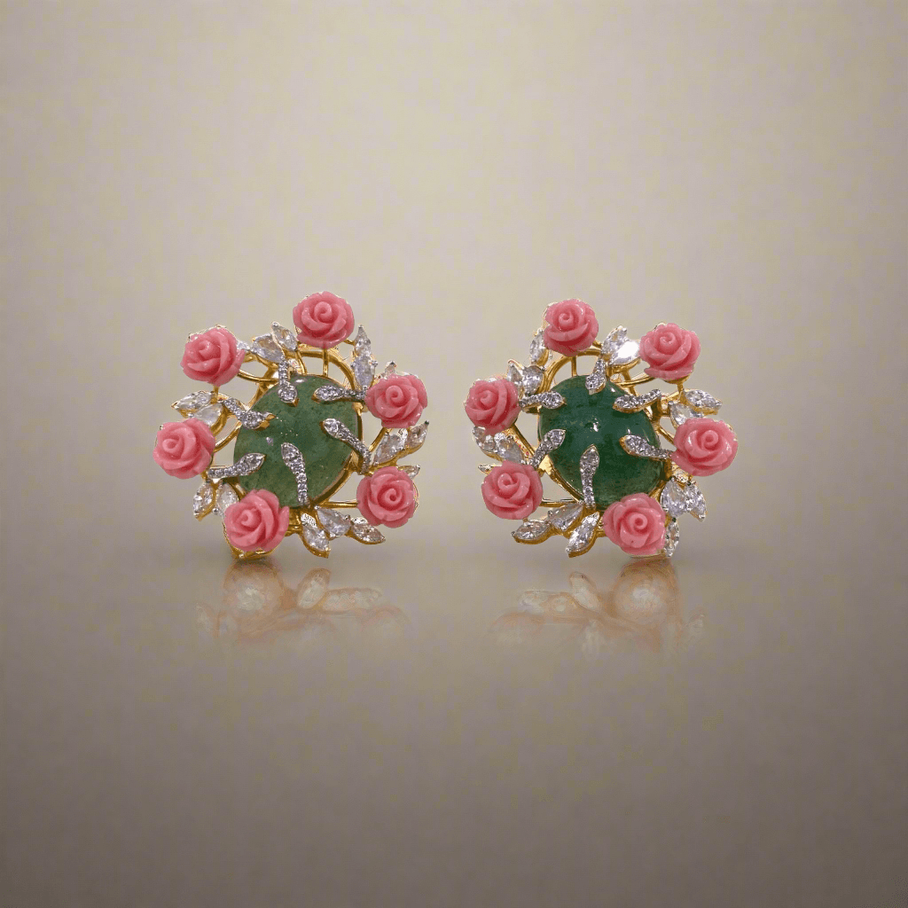 Coral Reef Elegance Earrings - Dyulokha