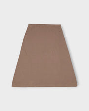 Dark Brown Cotton Ankle Length Petticoat
