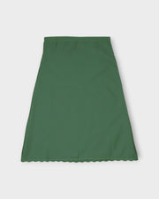 Bottle Green Cotton Ankle Length Petticoat