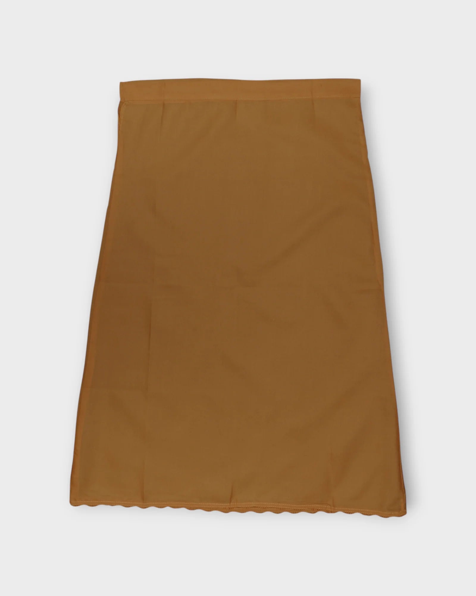 Brown Cotton Ankle Length Petticoat