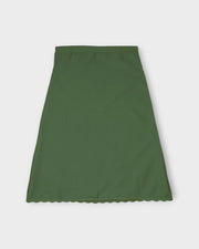 Dark Green Cotton Ankle Length Petticoat