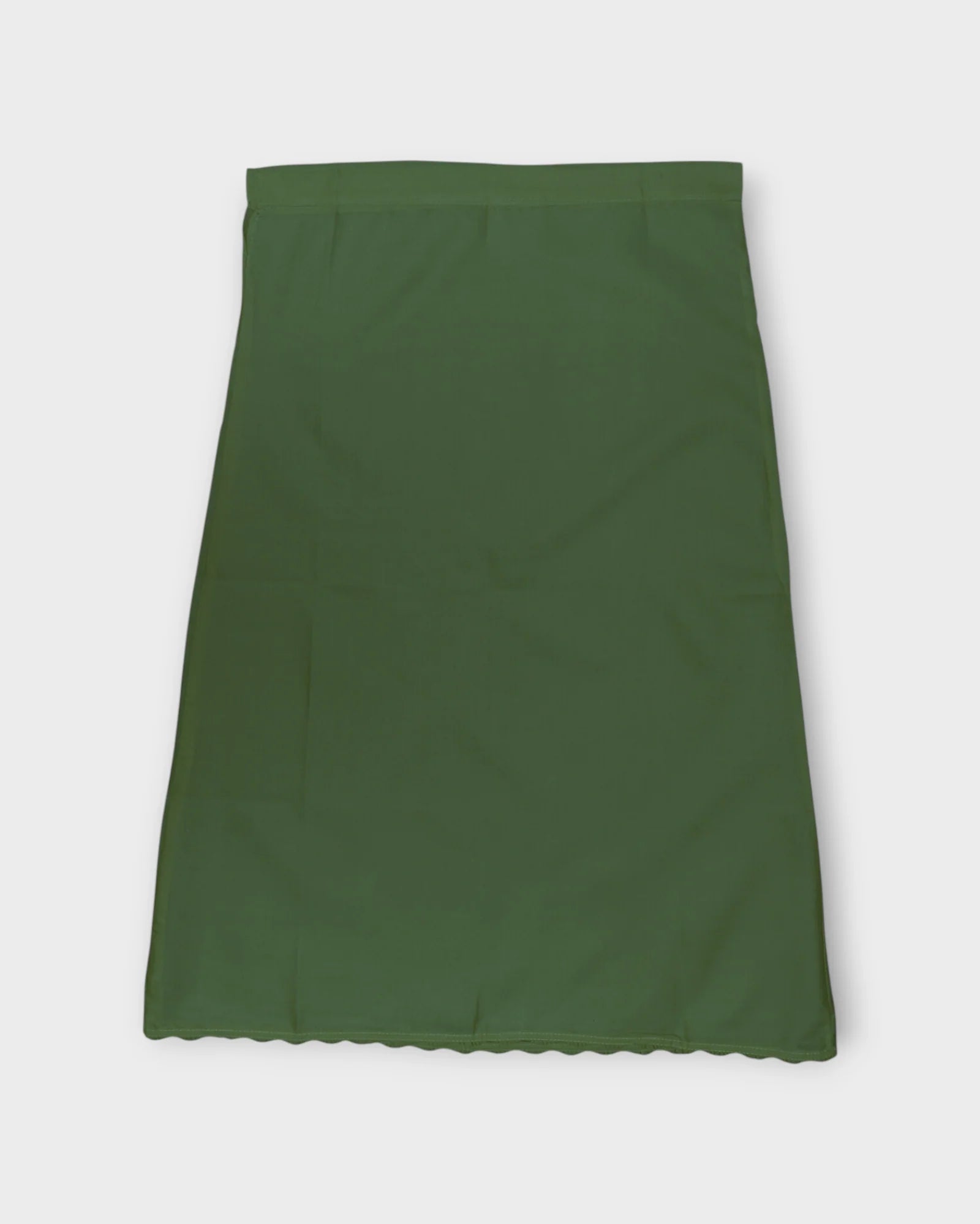 Dark Green Cotton Ankle Length Petticoat