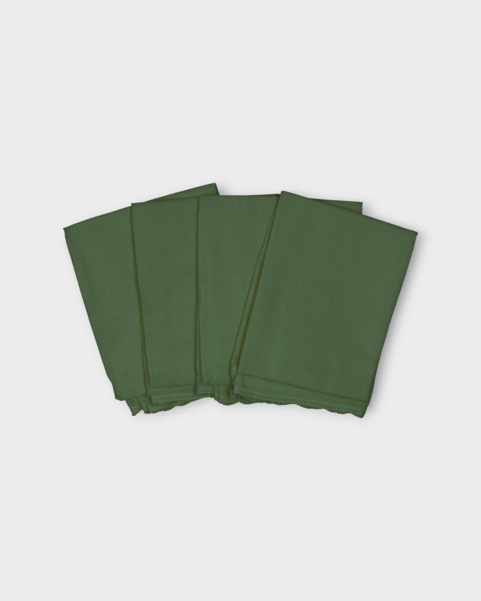 Dark Green Cotton Ankle Length Petticoat