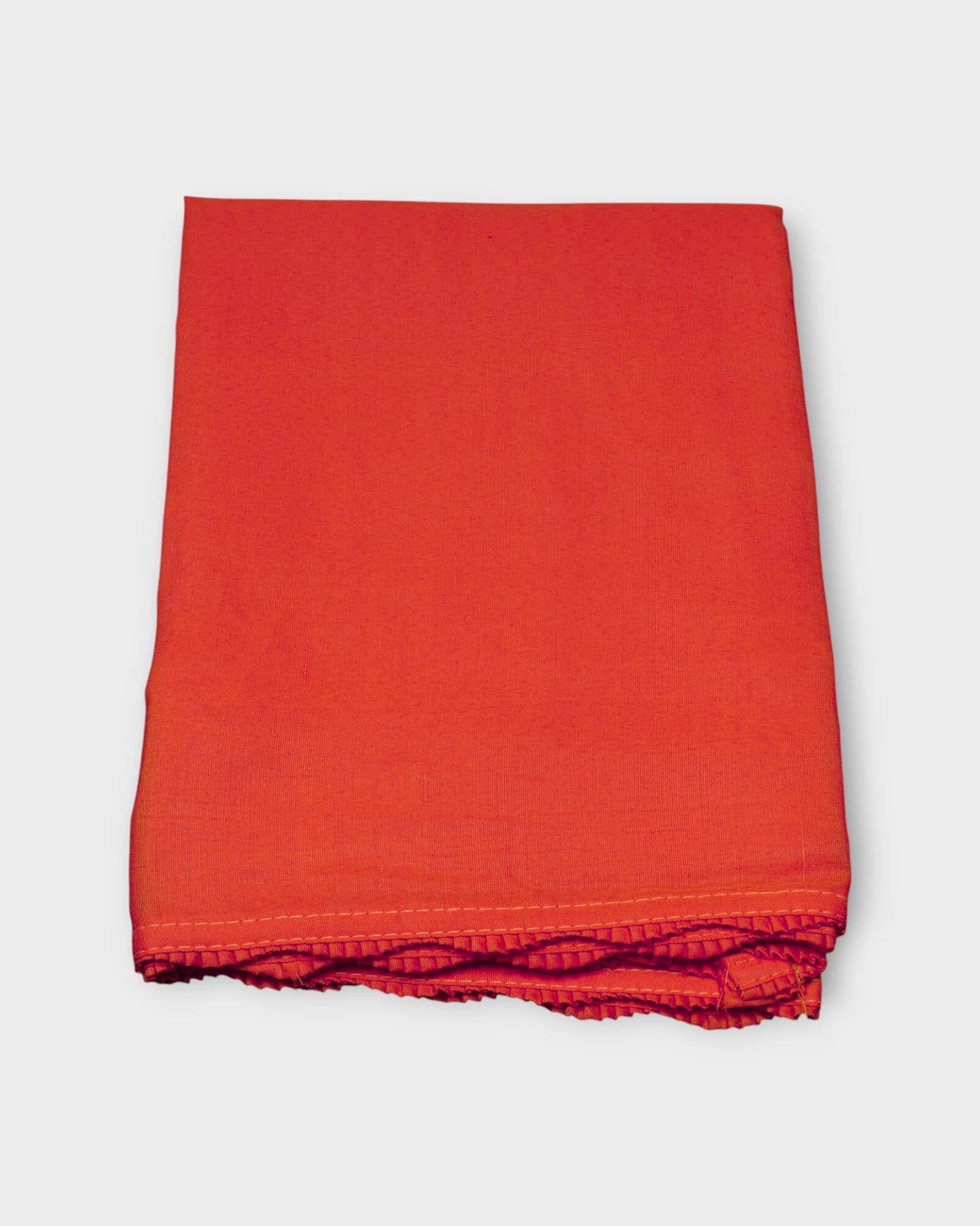 Dark Red Cotton Ankle Length Petticoat