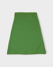 Green Cotton Ankle Length Petticoat