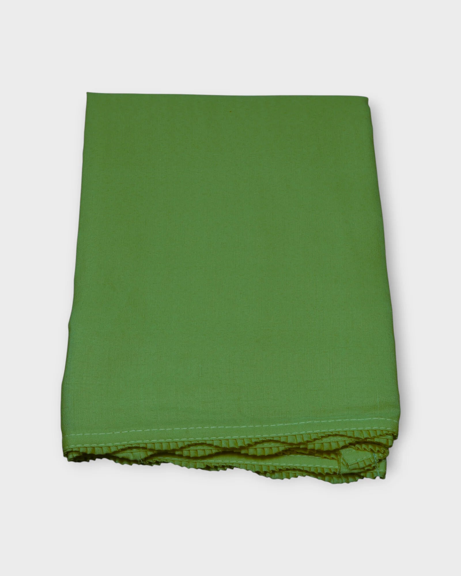 Green Cotton Ankle Length Petticoat