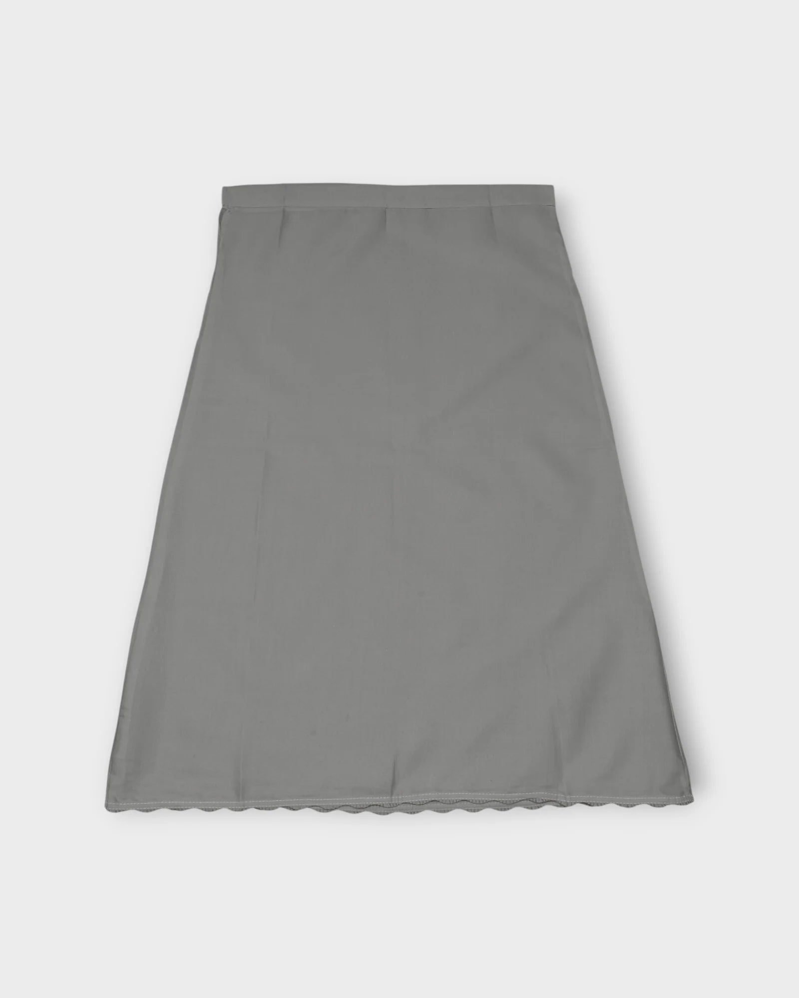 Grey Cotton Ankle Length Petticoat