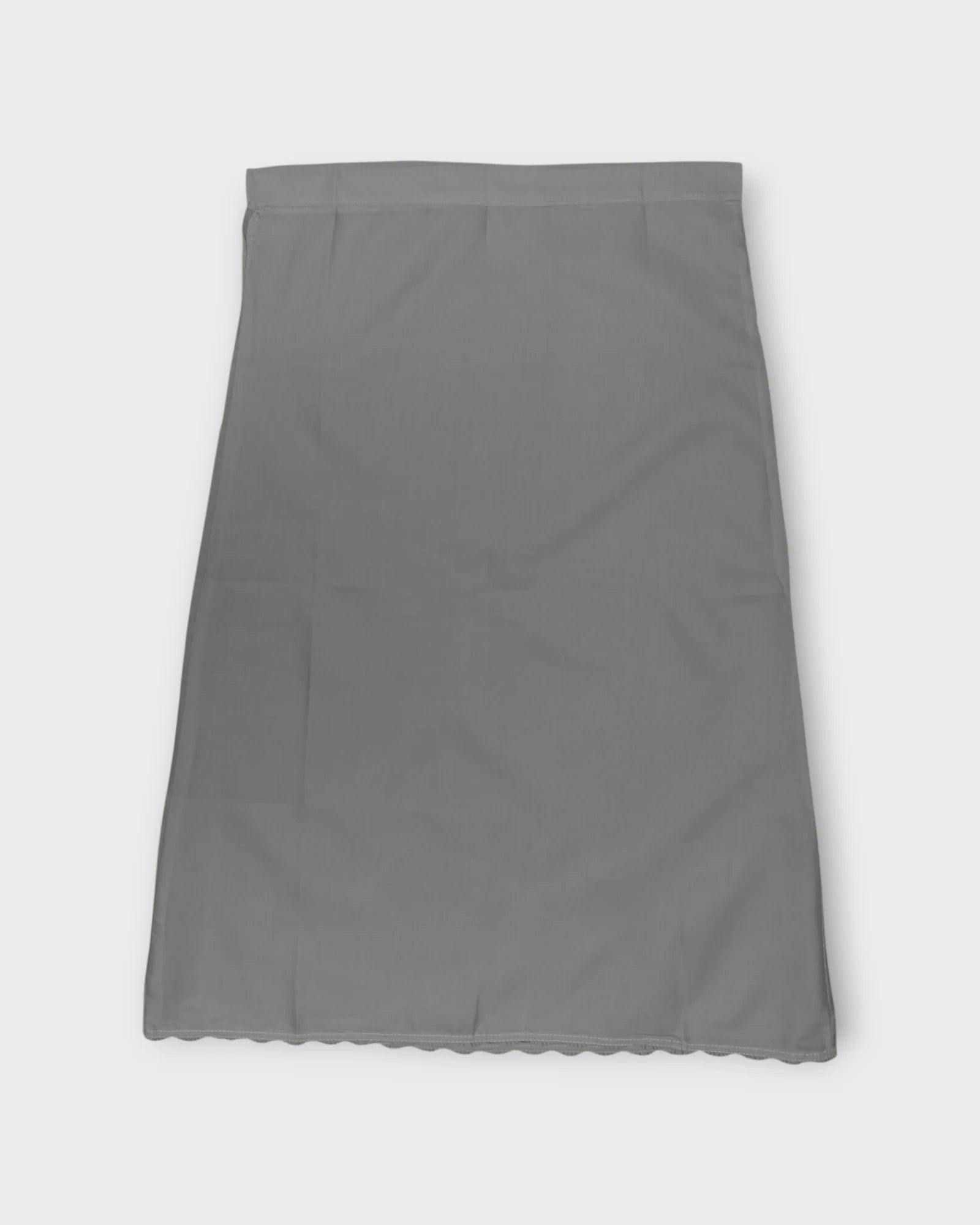 Grey Cotton Ankle Length Petticoat