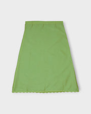 Light Green Cotton Ankle Length Petticoat