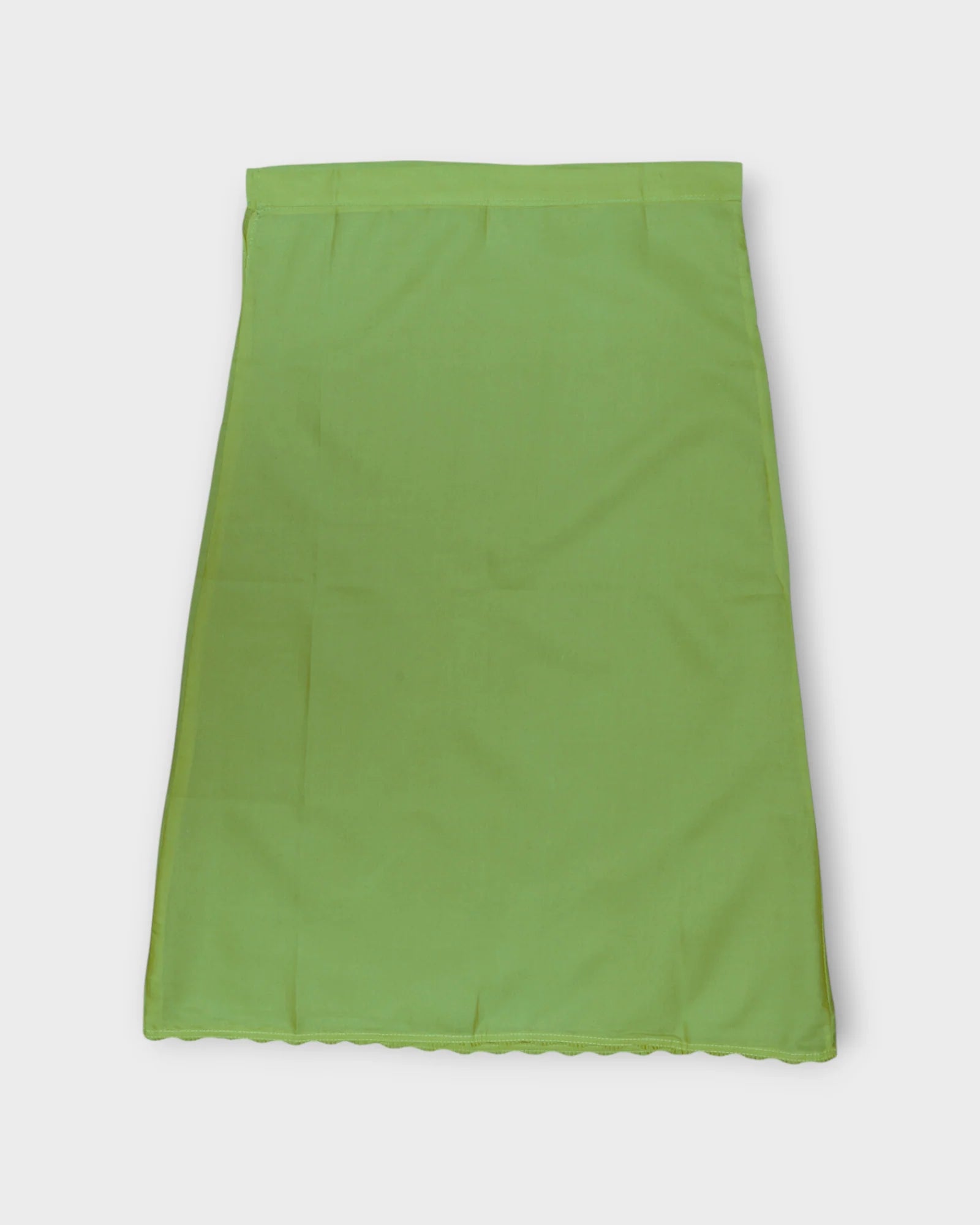 Light Green Cotton Ankle Length Petticoat