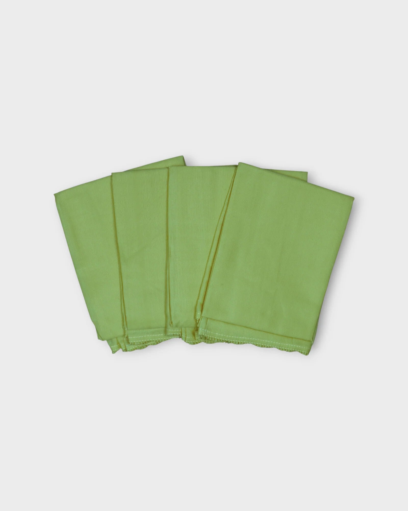 Light Green Cotton Ankle Length Petticoat