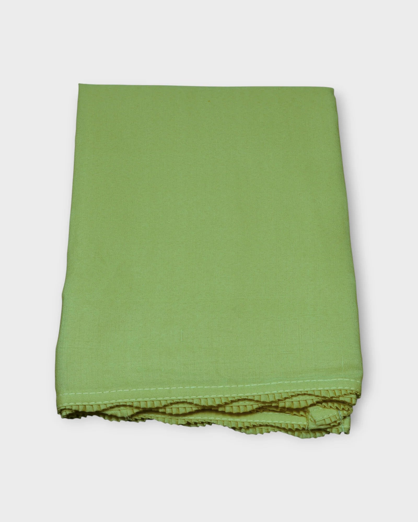 Light Green Cotton Ankle Length Petticoat