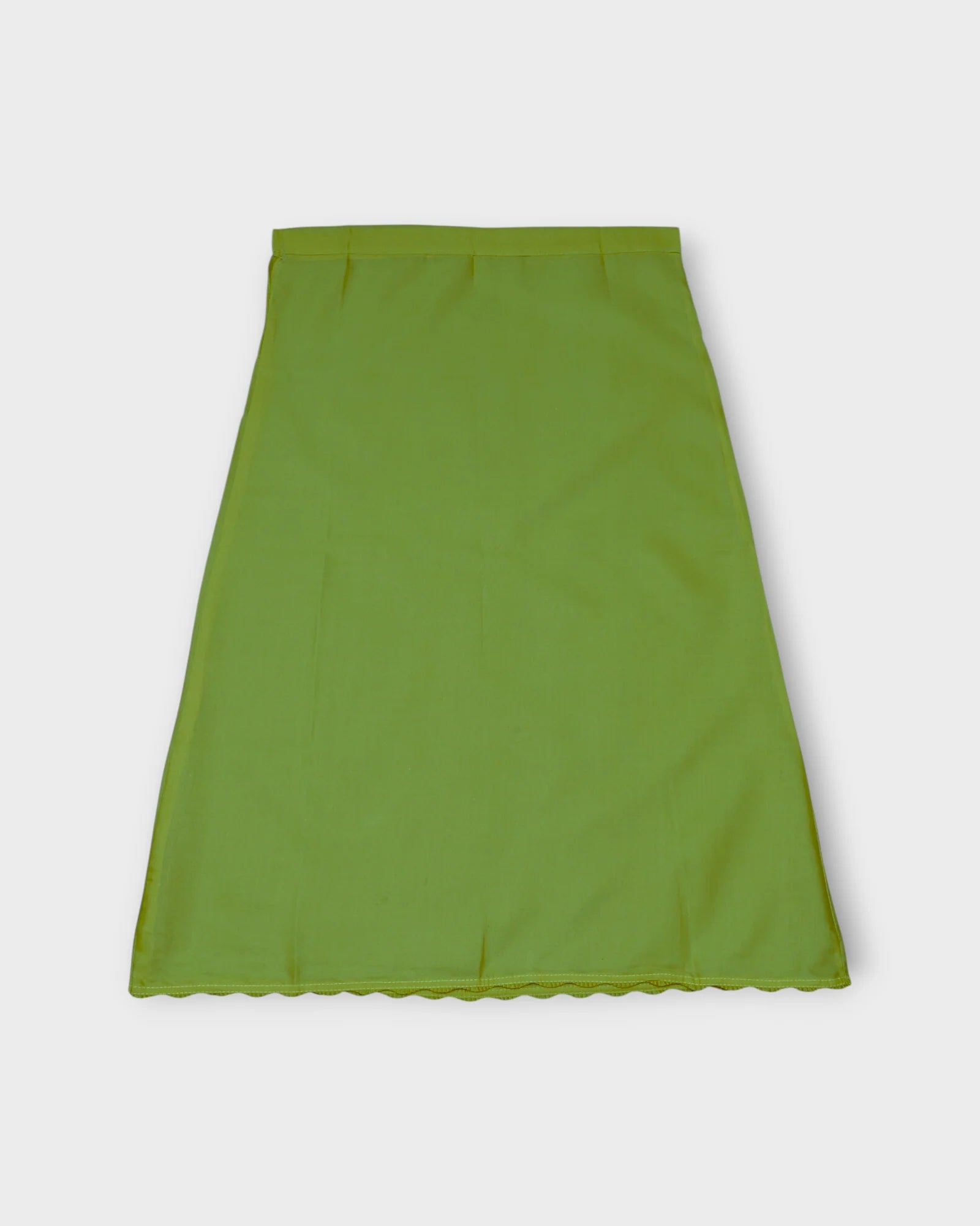 Mehendi Green Cotton Ankle Length Petticoat