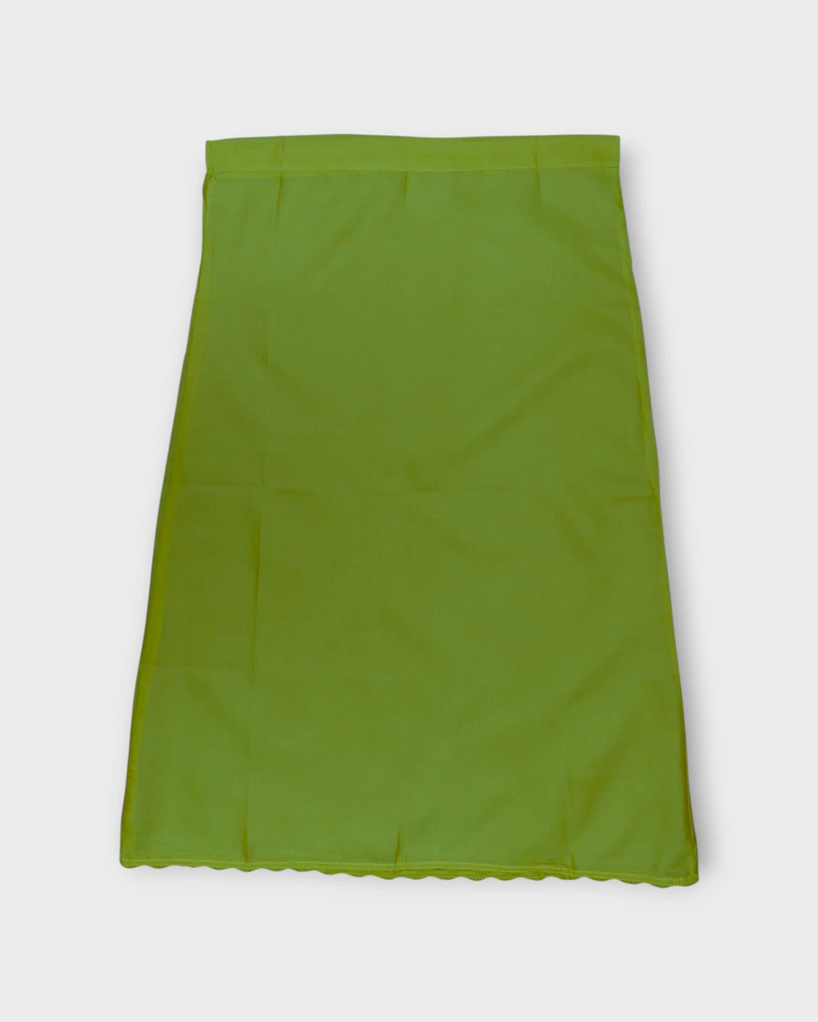Mehendi Green Cotton Ankle Length Petticoat