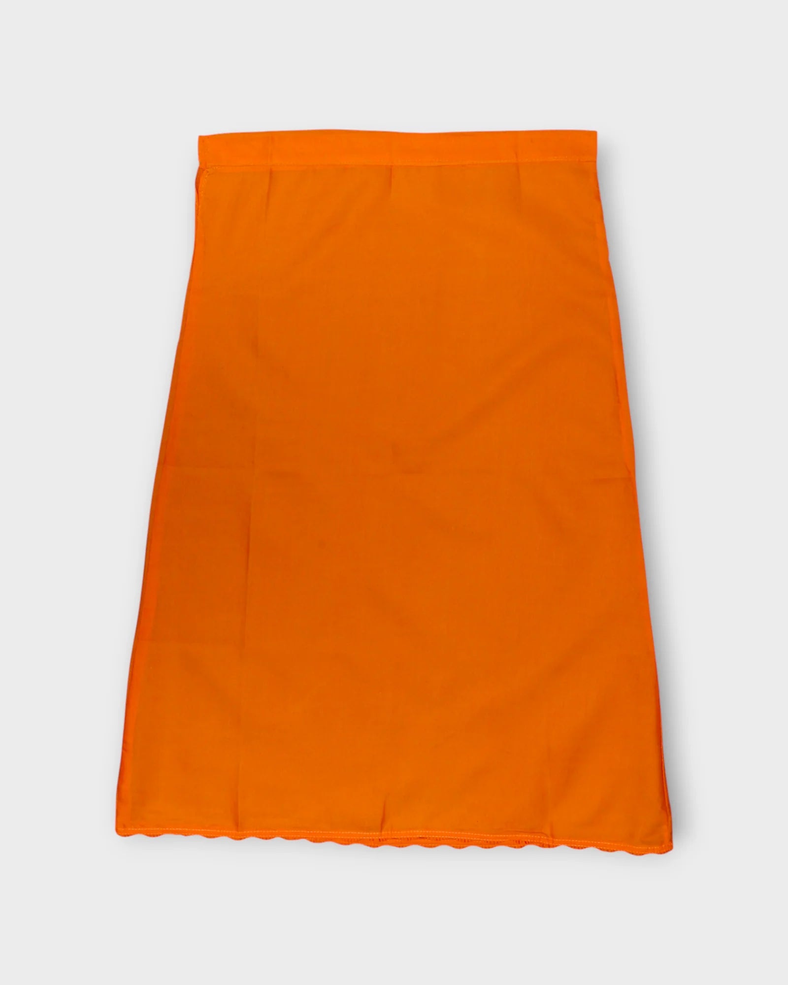 Orange Cotton Adjustable Fit Petticoat