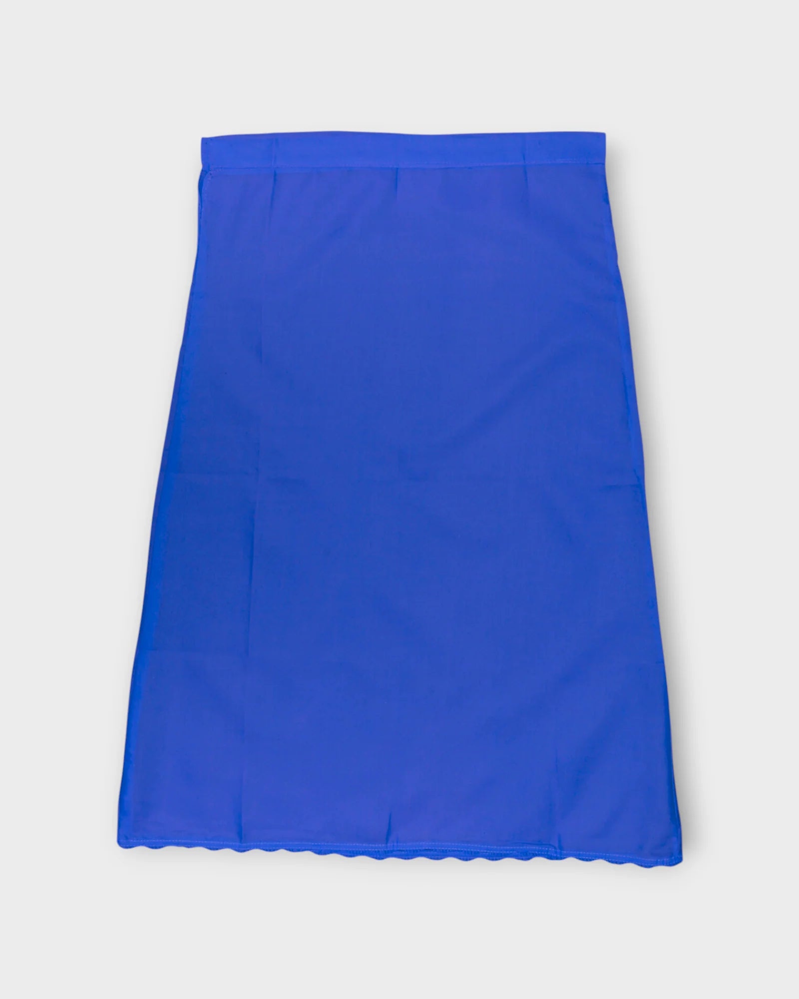 Peacock Blue Cotton Ankle Length Petticoat