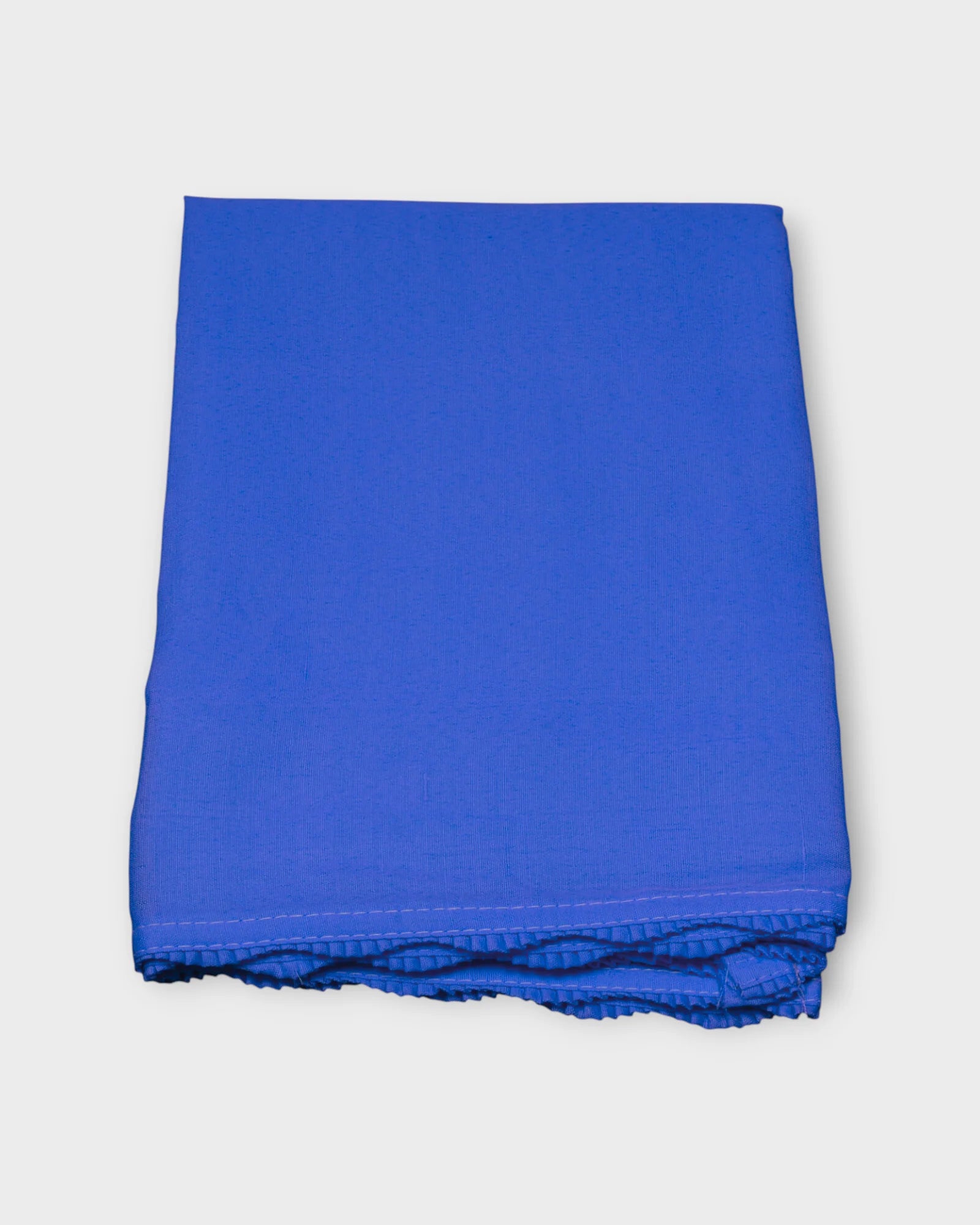 Peacock Blue Cotton Ankle Length Petticoat