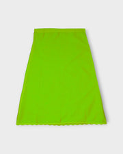 Parrot Green Cotton Adjustable Drawstring Petticoat