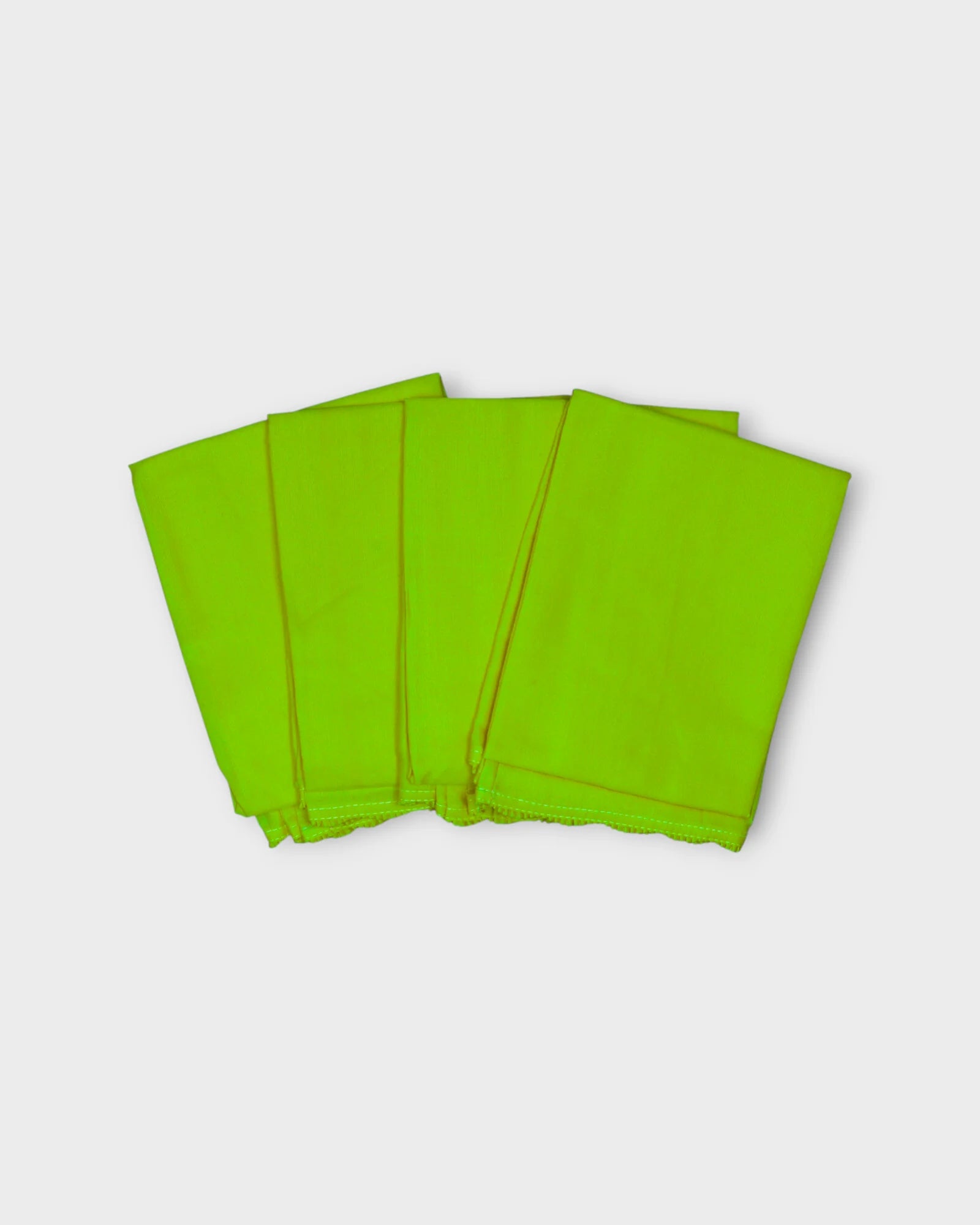 Parrot Green Cotton Adjustable Drawstring Petticoat